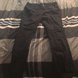 Black Boot-Cut Pants